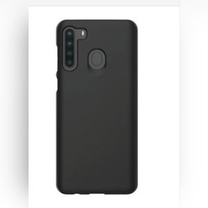 Onn. Gel Phone Case for Samsung Galaxy A21  Black